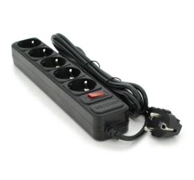 Мережевий фільтр Voltronic MSP5-G-10B Black 5 розеток, 3 м