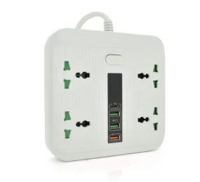 Мережевий фільтр Voltronic OS-Т18 White 4 розетки + 2 USB+ PD, 2 м