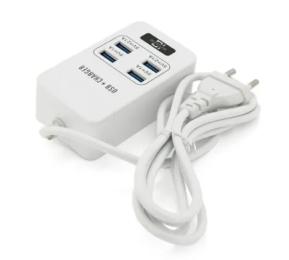 Мережевий фільтр Voltronic TВ-Т05 White 4 USB, 1.5 м