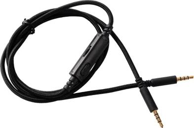 Аудіо-кабель Hator Hypergang (ACC-201) 3.5мм(тато)-3.5мм(тато) 1.5m Black