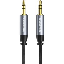 Аудіо-кабель Cabletime (CF10H) Audio 3.5 мм (тато)  -  3.5 мм (тато), 1m Black