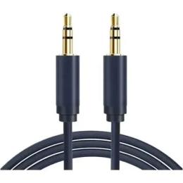 Аудіо-кабель Cabletime (CF15H) Audio 3.5 мм (тато)  -  3.5 мм (тато), 1 m Black