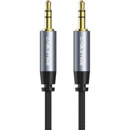 Аудіо-кабель Cabletime (CF10K) Audio 3.5 мм (тато)  -  3.5 мм (тато), 1.8m Black