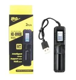 Зарядний пристрій для акумуляторів AA, AAA Infinity HD-8990B-LCD Black