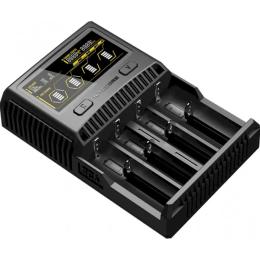Зарядний пристрій для акумуляторів AA, AAA Nitecore SC4 Black