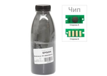 Принтерний тонер AHK + чип для Epson M1400/MX14 бутль 30г Black (3202496)