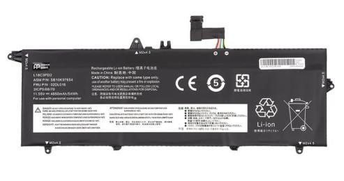 Акумулятор до ноутбука PowerPlant LENOVO ThinkPad E14 Gen2 (L19C3PD5) 11.55V 4650mAh (NB482122)