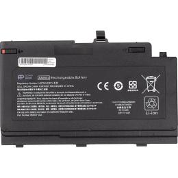 Акумулятор до ноутбука PowerPlant HP ZBook 17 G4 (AA06XL) 11.4V 8300mAh (NB462193)