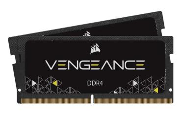 Оперативна память Corsair SODIMM DDR4-3200 32768 MB PC4-25600 (Kit of 2x16384) Vengeance Black (CMSX32GX4M2A3200C22)