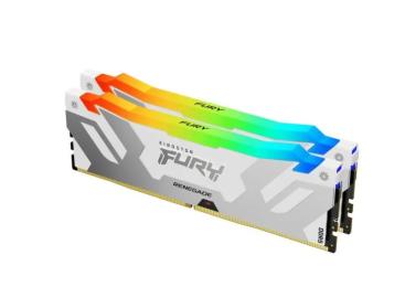 Оперативна память Kingston FURY 32GB (2x16GB) DDR5 6400 MHz Renegade RGB White (KF564C32RWAK2-32)