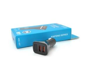Автомобільний адаптер для телефона iKaku KSC-527 KAIFENG Black