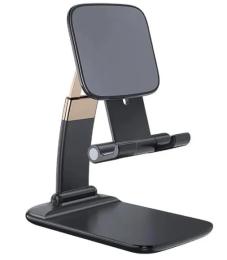 Тримач-підставка для телефона Essager Knight Foldable Desk Mobile Phone Holder Stand (Alloy) Black (EZJZM-QS01)