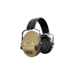 Захисні навушники Sordin Supreme Mil AUX шкіряне наголовя