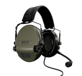 Захисні навушники Sordin Supreme Mil CC Slim HB Green