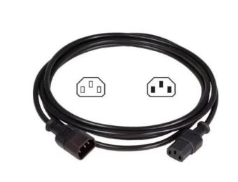 Кабель живлення Conteg IEC320 C13  -  IEC320 C14 1.8m IP-C-C3C418