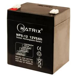 Акумулятор для ДБЖ Matrix NP5-12 12V 5Ah