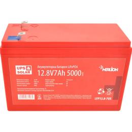 Акумулятор для ДБЖ Merlion LiFePO412.8В, 7Ah, BMS 10A (LFP12.8-7US)