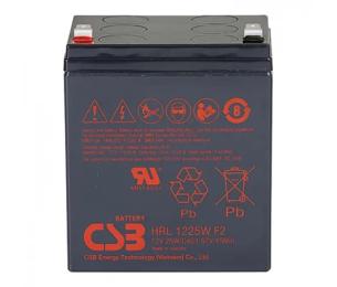Акумулятор для ДБЖ CSB Battery AGM 12V  -  5.8 Ah (HRL1225WF2FR)