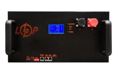 Акумулятор для ДБЖ LogicPower LiFePO4 51.2V  -  160 Ah (8192Wh) (BMS 200A/100А) LCD метал RM Smart (24412)