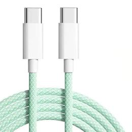 Дата-кабель Infinity Apple Woven Charge USB Type-C (тато)  -  USB Type-C (тато) 1м Green