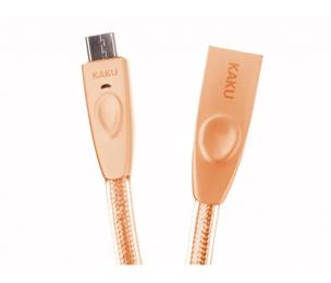Дата-кабель iKaku Speeded series USB (тато)  -  MicroUSB (тато) Gold