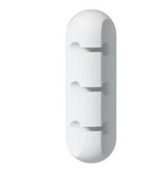 Органайзер для кабелю Infinity Smart Cable Holder Silicone Flexible White 3 відділень