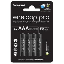 Акумулятор Panasonic Eneloop pro NI-MH AAA 930 mAh 1.2V 4 шт (BK-4HCDE/4CP)