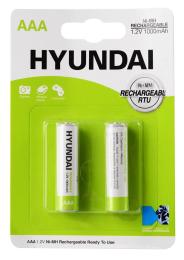Акумулятор Hyundai Ni-MH HR03 1000mAh 1.2V 2 шт (HT7005002)