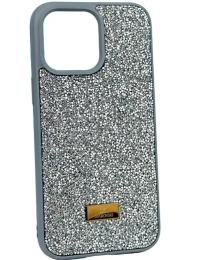 Чохол-накладка Infinity SWAROVSKI Diamonds iPhone 14 Pro Gray