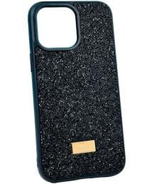 Чохол-накладка Infinity SWAROVSKI Diamonds iPhone 15 Pro Black