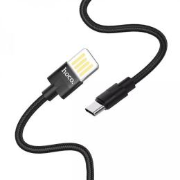 Дата-кабель Hoco U55 Outstanding Type-C (тато) - USB (тато) Black 1.2 м