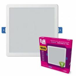 Світлодіодний світильник ELM LED Downlight Tetra V 15W 6500K IP20 (26-0063)