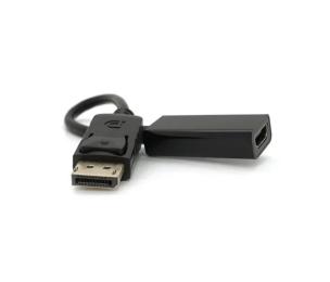 Відео-кабель Voltronic DisplayPort (тато)  -  HDMI (мама), 0.3m Black (YT-C-DP(M)/HDMI(F)4K)