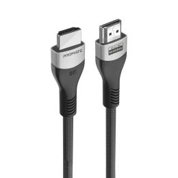 Відео-кабель Promate PrimeLink8K-300 HDMI (тато)  -  HDMI (тато), 3m Gray (primelink8k-300.grey)