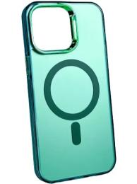 Чохол-накладка Infinity MAGNETIC Case для iPhone 14 Pro Max Green + ступінь захисту камери