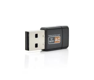 Мережевий адаптер Merlion LV-UAC09-RTL8811CU Black