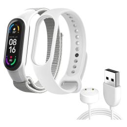 Набір ремінців для фітнес-браслета ArmorStandart Set для Xiaomi Mi Band 7/6/5 New Style White (ARM77041)