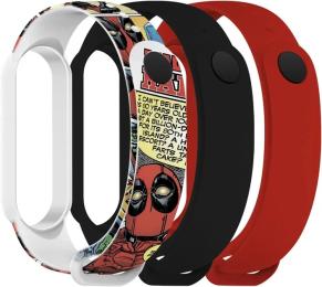 Набір ремінців для фітнес-браслета ArmorStandart Xiaomi Mi Band 7/6/5 DP Comix (ARM77058)