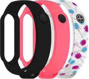 Набір ремінців для фітнес-браслета ArmorStandart Xiaomi Mi Band 7/6/5 RM Candy (ARM77049)