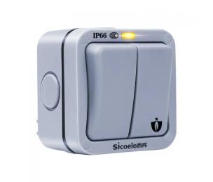 Вимикач Voltronic Sicoele-2 White
