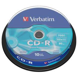 Диск Verbatim Extra Protection 700MB 52x 10pcs/spindle (43437)