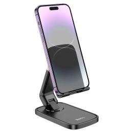 Тримач-підставка для телефона Hoco HD8 Blackfish folding desktop stand Black (6942007610803)