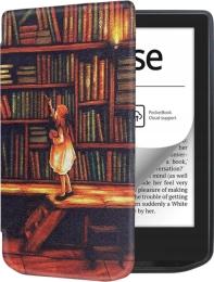 Чохол-книжка для електронної книги BeCover Smart Case для PocketBook 629 Verse/634 Verse Pro 6 Library Girl (710975)