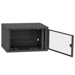 Серверна шафа Viatec IPCOM 6U Black двері скло 600x450