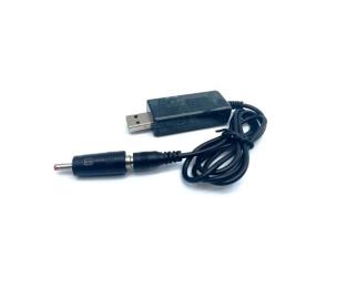 Кабель живлення для роутера Voltronic KPFR/5-12/9 Type A (тато) - DC-5.5-2.5 (тато) Black +перехідник, 1м