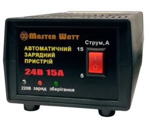 Зарядний пристрій для акумуляторних батарей MasterWatt MW-AZU24-15A