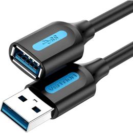 Кабельний подовжувач Vention CBHBD USB 3.0 (тато) - USB (мама) 0.5м Black