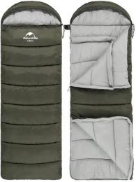 Спальний мішок Naturehike U250 NH20MSD07 Dark Green лівий (6927595767214-L)
