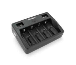 Зарядний пристрій для акумуляторів AA, AAA LiitoKala Lii-D4 Black