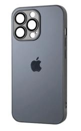 Чохол-накладка Infinity AG-Glass Sapphire Lens Apple iPhone 13 Pro Max Titanium Gray
